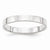Palladium Flat Comfort Fit 3mm Wedding Band