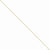 14K Yellow Gold Curb Pendant On Chain