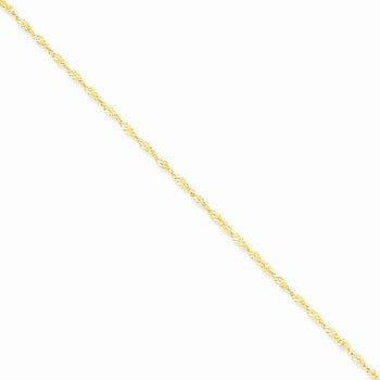 14K Yellow Gold Singapore Chain