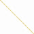 14K Yellow Gold Singapore Chain Bracelet