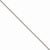 14K White Gold Solid Polished Spiga Chain