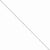 14K White Gold Singapore Chain