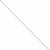 14K White Gold Singapore Chain