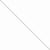 14K White Gold Solid Diamond-Cut Spiga Chain