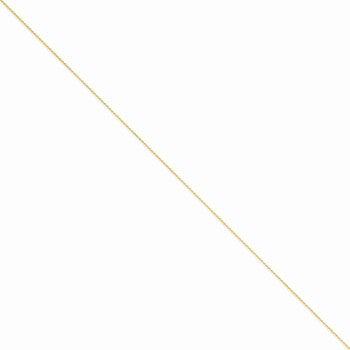 14K Yellow Gold Solid Diamond-Cut Spiga Chain