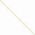 14K Yellow Gold Solid Diamond-Cut Spiga Chain