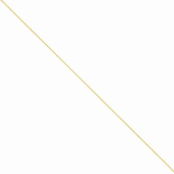 14K Yellow Gold Solid Polished Spiga Chain
