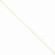14K Yellow Gold Solid Polished Spiga Chain