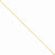 14K Yellow Gold Solid Polished Spiga Chain Bracelet