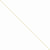 14K Yellow Gold Solid Polished Cable Chain