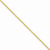 14K Yellow Gold Solid Polished Cable Chain