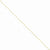 14K Yellow Gold Solid Diamond-Cut Cable Chain