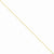 14K Yellow Gold Solid Diamond-Cut Cable Chain