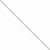 14K White Gold Solid Diamond-Cut Cable Chain