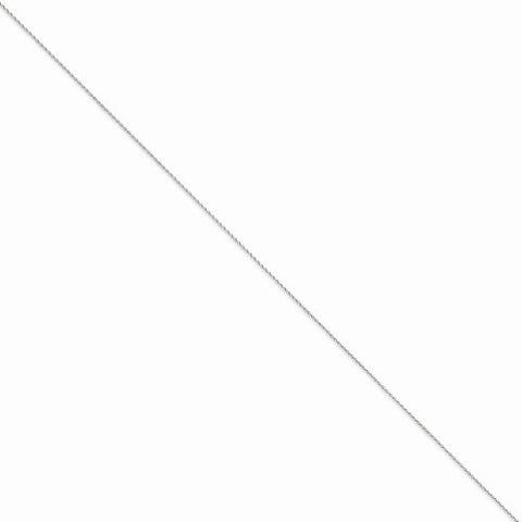 14K White Gold Pendant Chain Bracelet