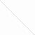 14K White Gold Pendant Chain Bracelet