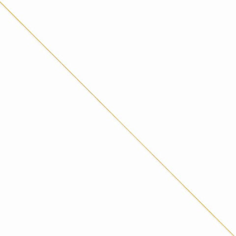 14K Yellow Gold Diamond-Cut Spiga Pendant On Chain