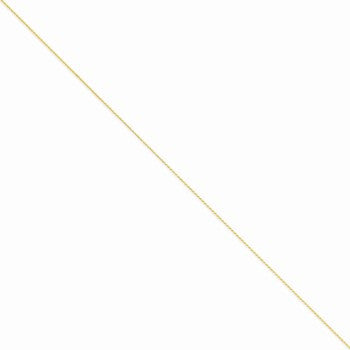 14K Yellow Gold Solid Diamond-Cut Spiga Chain