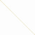 14K Yellow Gold Solid Diamond-Cut Spiga Chain