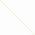 14K Yellow Gold Singapore Chain
