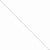 14K White Gold Singapore Chain