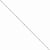 14K White Gold Singapore Chain Bracelet