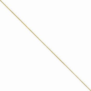 14K Yellow Gold Box Chain