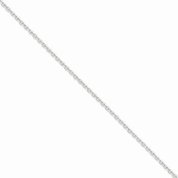 14K Yellow Gold Diamond-Cut Cable Chain