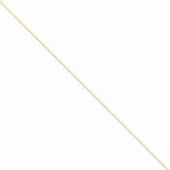 14K Yellow Gold Diamond-Cut Cable Chain
