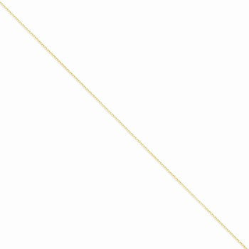 14K Yellow Gold Diamond-Cut Cable Chain