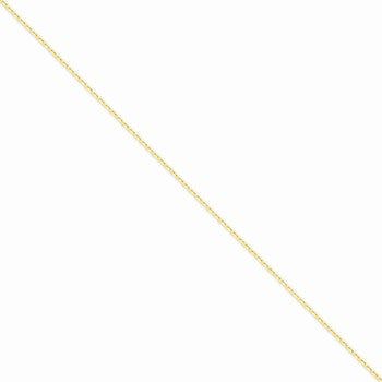 14K Yellow Gold Diamond-Cut Cable Chain