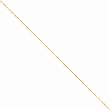 14K Yellow Gold Diamond-Cut Baby Ball Chain