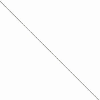 14K White Gold Parisian Wheat Chain