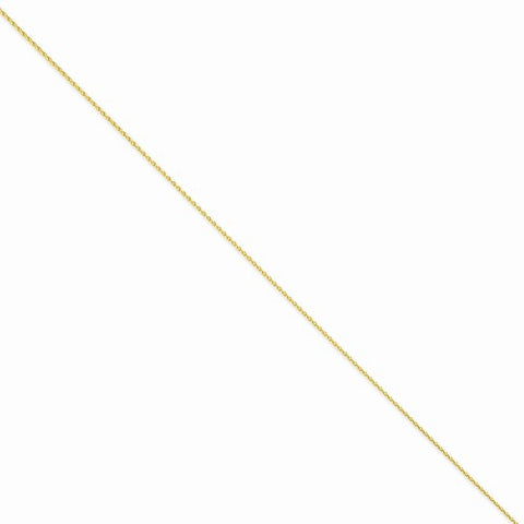 14K Yellow Gold Parisian Wheat Chain Anklet