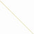 14K Yellow Gold Parisian Wheat Chain Anklet