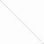 14K White Gold Round Diamond-Cut Wheat Chain Bracelet