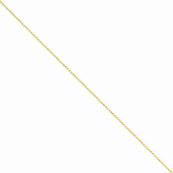 14K Yellow Gold Diamond-Cut Wheat Chain