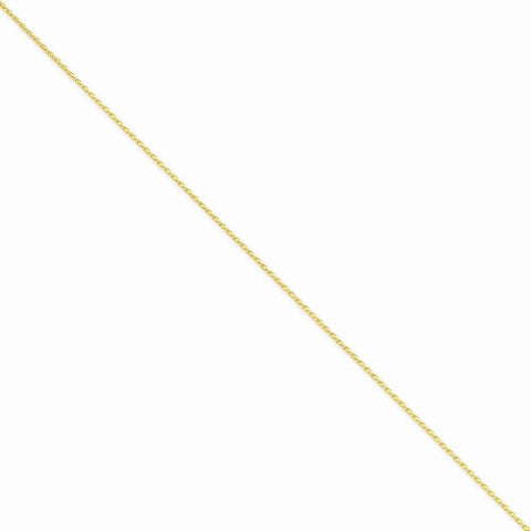 14K Yellow Gold Diamond-Cut Wheat Chain Bracelet