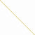 14K Yellow Gold Round Diamond-Cut Wheat Chain Bracelet