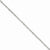 14K White Gold Lightweight Cable Chain