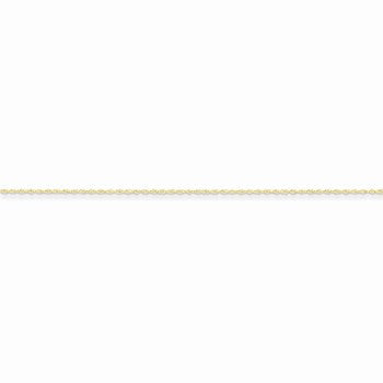 14K Yellow Gold Light-Baby Rope Chain