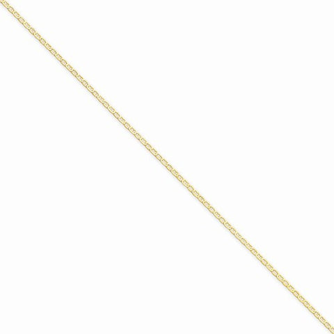 14K Yellow Gold Anchor Link Chain Bracelet