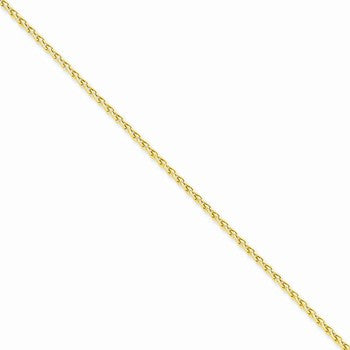 14K Yellow Gold Parisian Wheat Chain