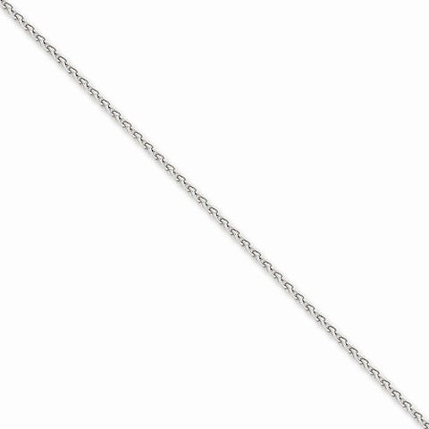 14K White Gold Parisian Wheat Chain Bracelet