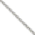 14K White Gold Parisian Wheat Chain Bracelet