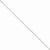 14K White Gold Cable Chain