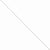 14K White Gold Pendant Curb Pendant On Chain