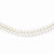 14K Yellow Gold 2 Strand Cultured Pearl Necklace