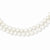 14K Yellow Gold 2 Strand Cultured Pearl Necklace