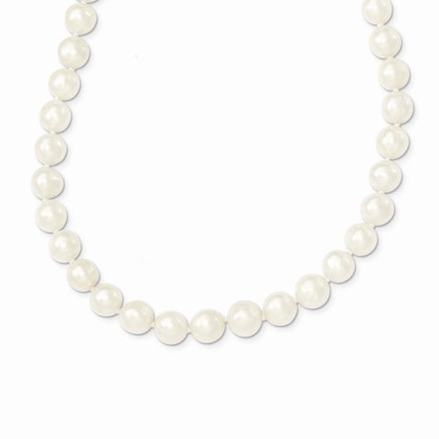 14K Yellow Gold Cultured Pearl Necklace